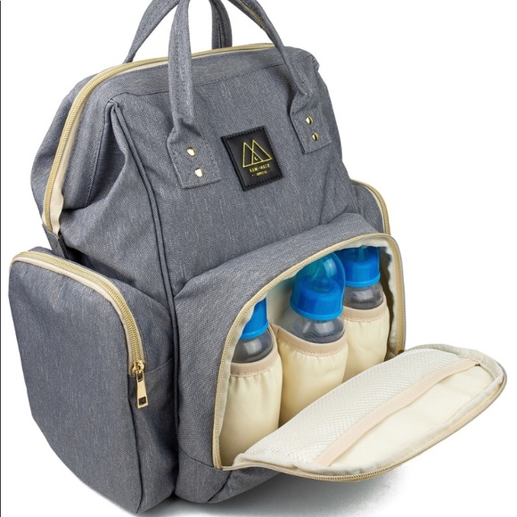 ✨Gray Diaper Backpack✨ - Picture 7 of 8